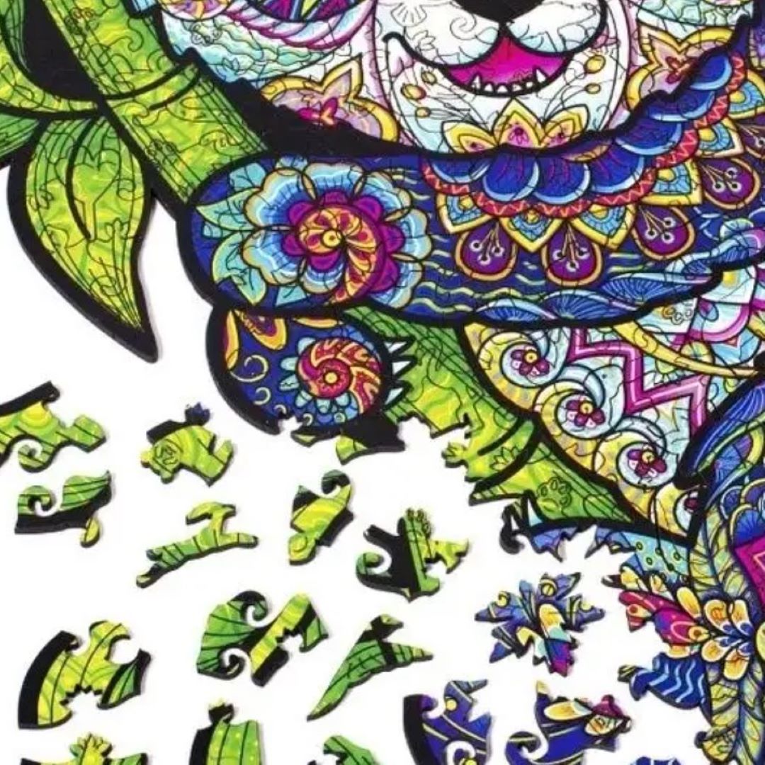 Panda – čudovita lesena sestavljanka z živalskimi motivi