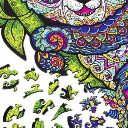 Panda – čudovita lesena sestavljanka z živalskimi motivi